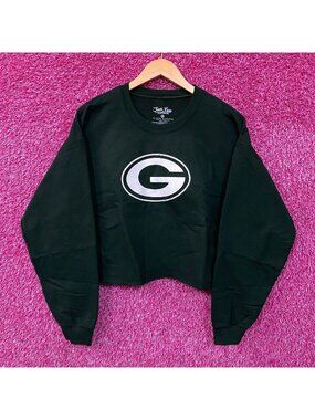 Junk Food Green Bay Packers Bling Flea Market Crop Fleece Medium